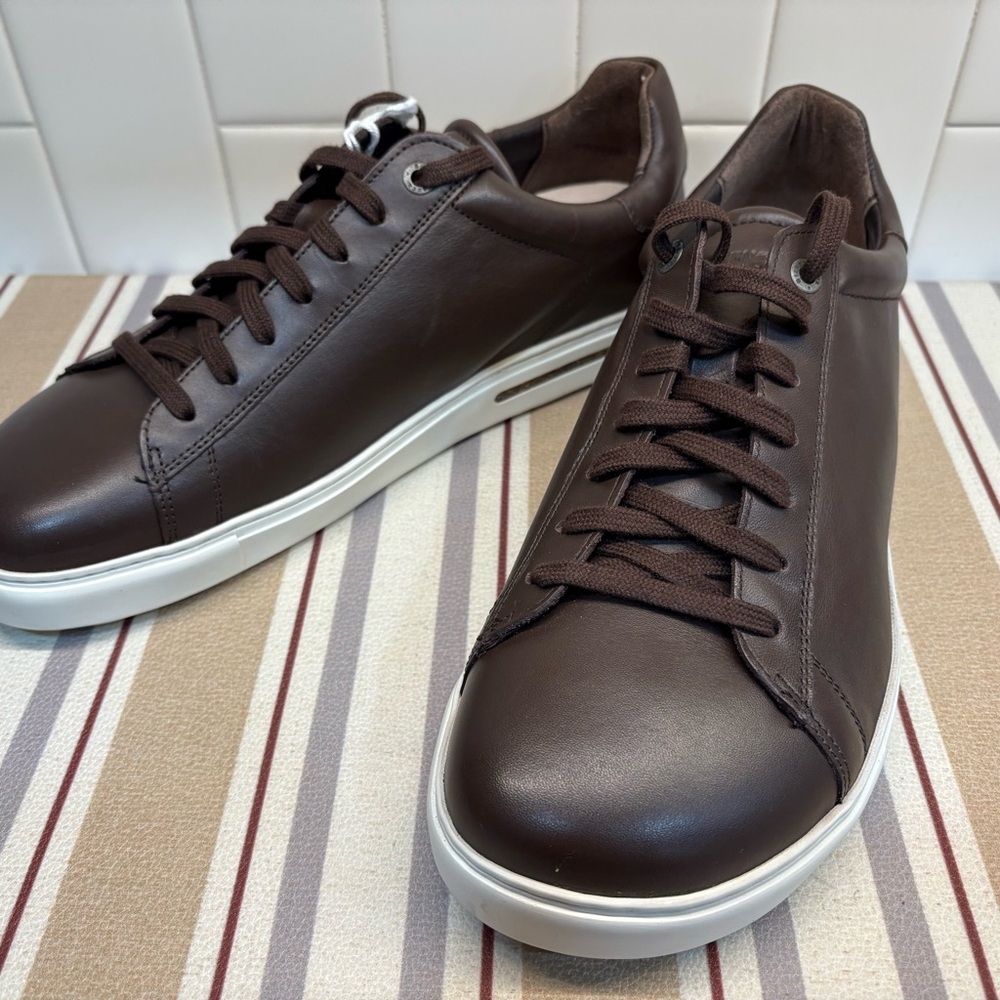 Birkenstock Bend Low Men's Leather Sneakers Brown Shoes Size 44 M11